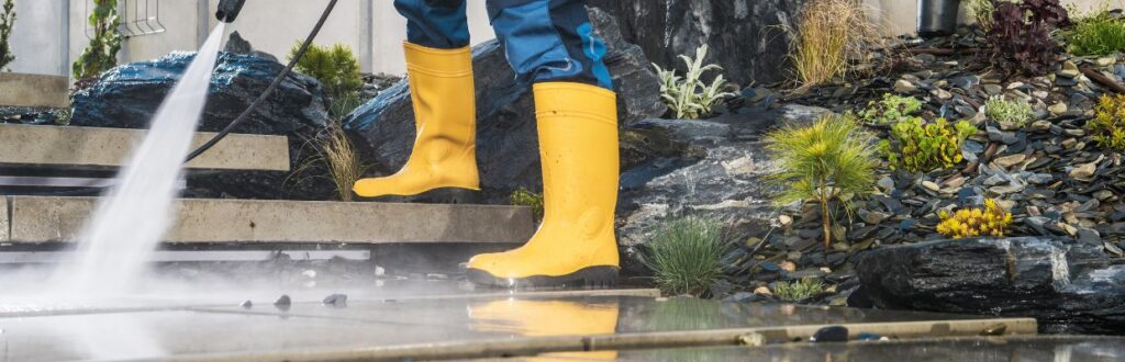 pressure washing steps